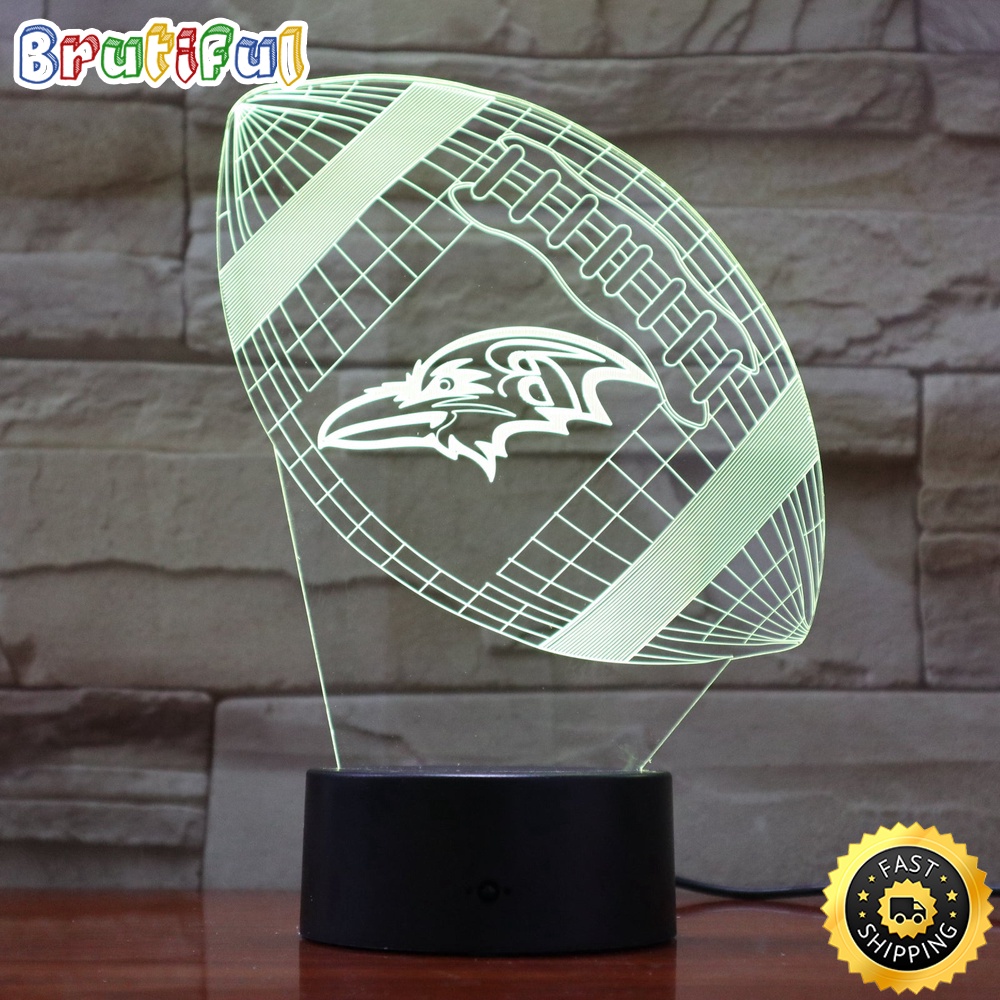 Baltimore Ravens Night Light Sports 3D LED Lamp