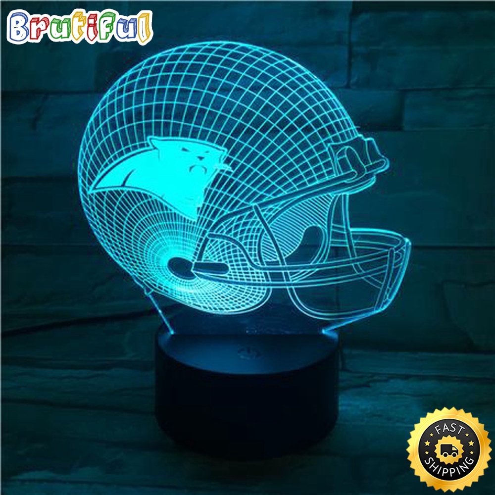 Carolina Panthers Night Light Sports 3D Illusion LED Lamp
