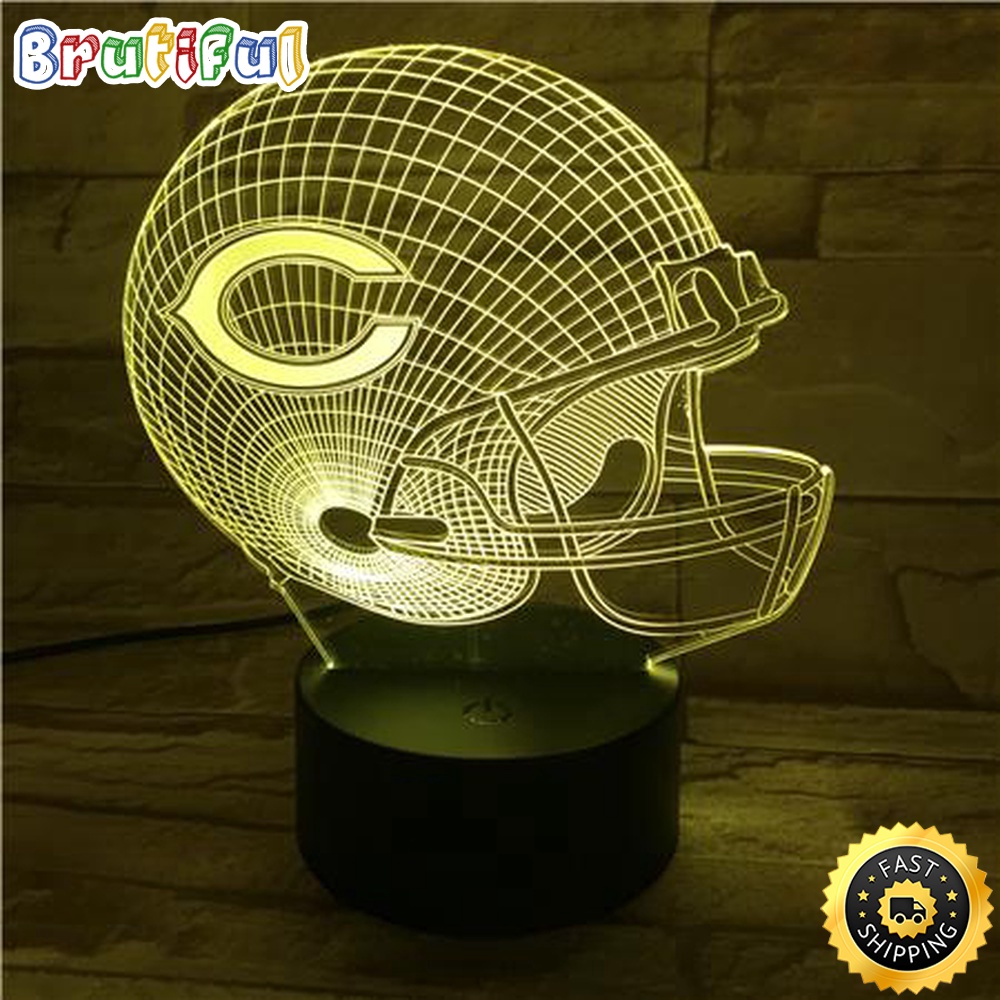 Chicago Bears Night Light 3D Illusion LED Lamp