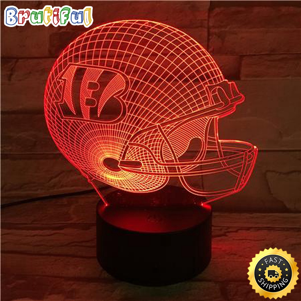 Cincinnati Bengals Night Light 3D Illusion LED Lamp 1