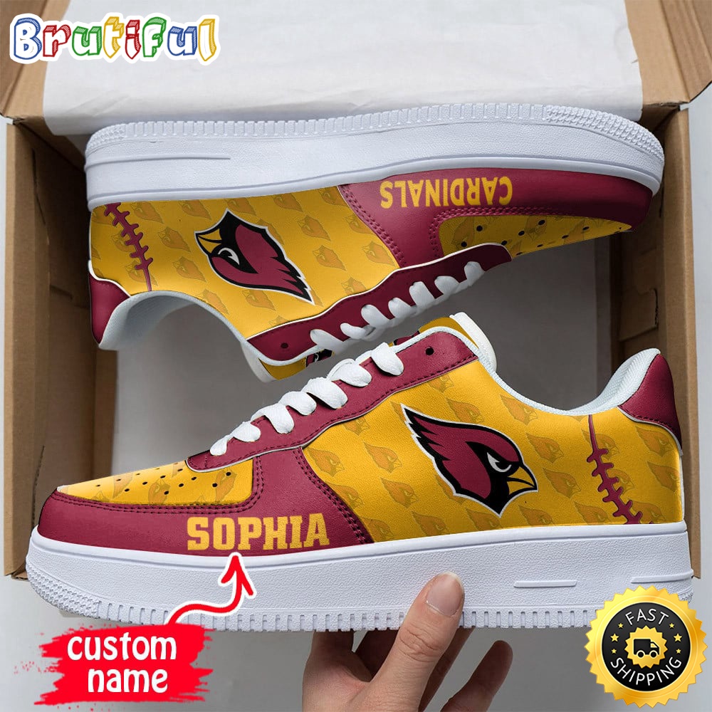 Custom NFL Arizona Cardinals Air Force 1 Shoes Fashionable Air Force 1 1