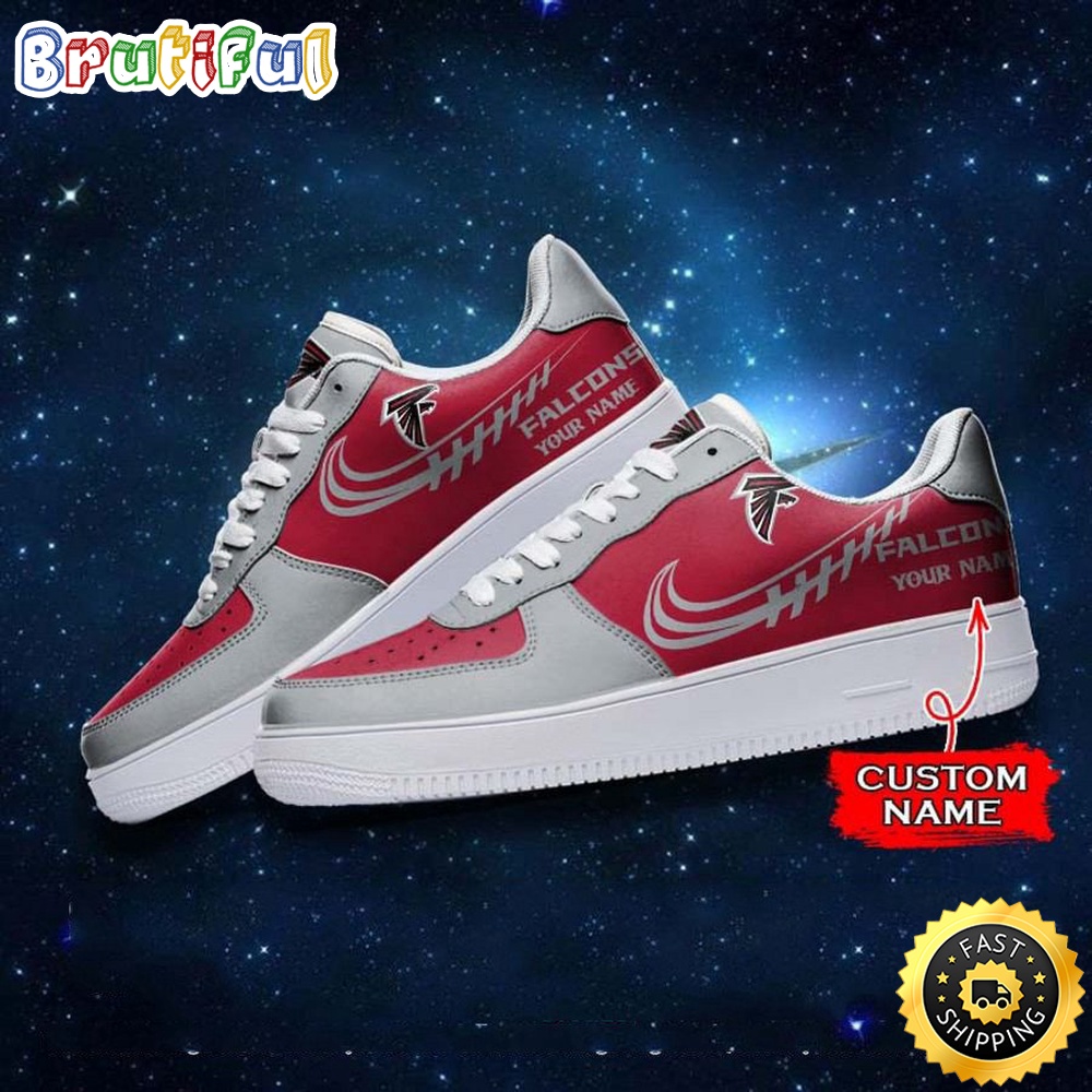 Custom NFL Atlanta Falcons Air Force 1 Shoes Sneaker Football Shoes For Sport Fans 1