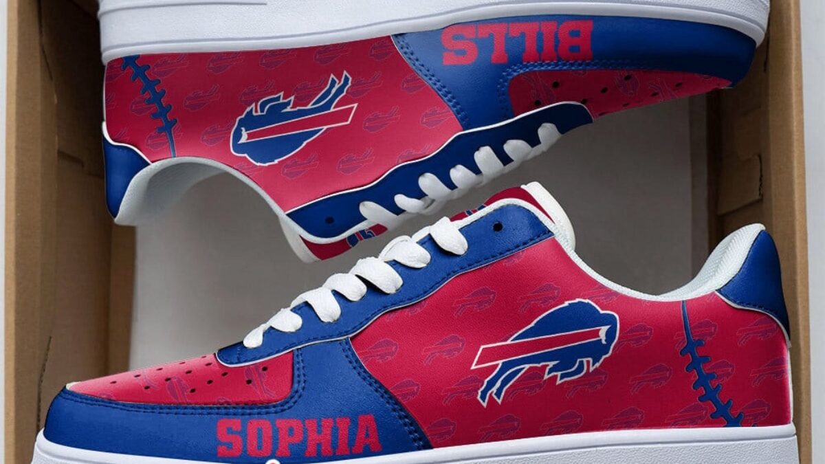 Custom NFL Buffalo Bills Air Force 1 Shoes Fashionable Air 
