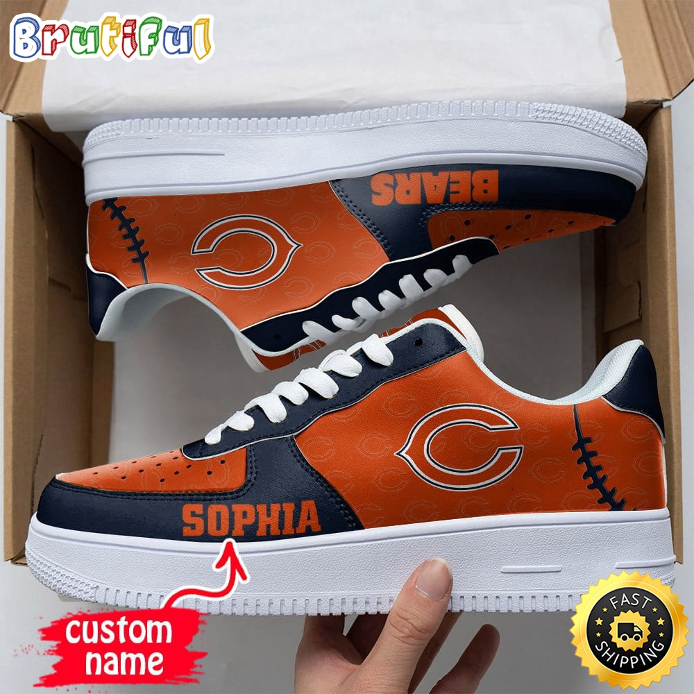 Custom NFL Chicago Bears Air Force 1 Shoes Fashionable Air Force 1 1