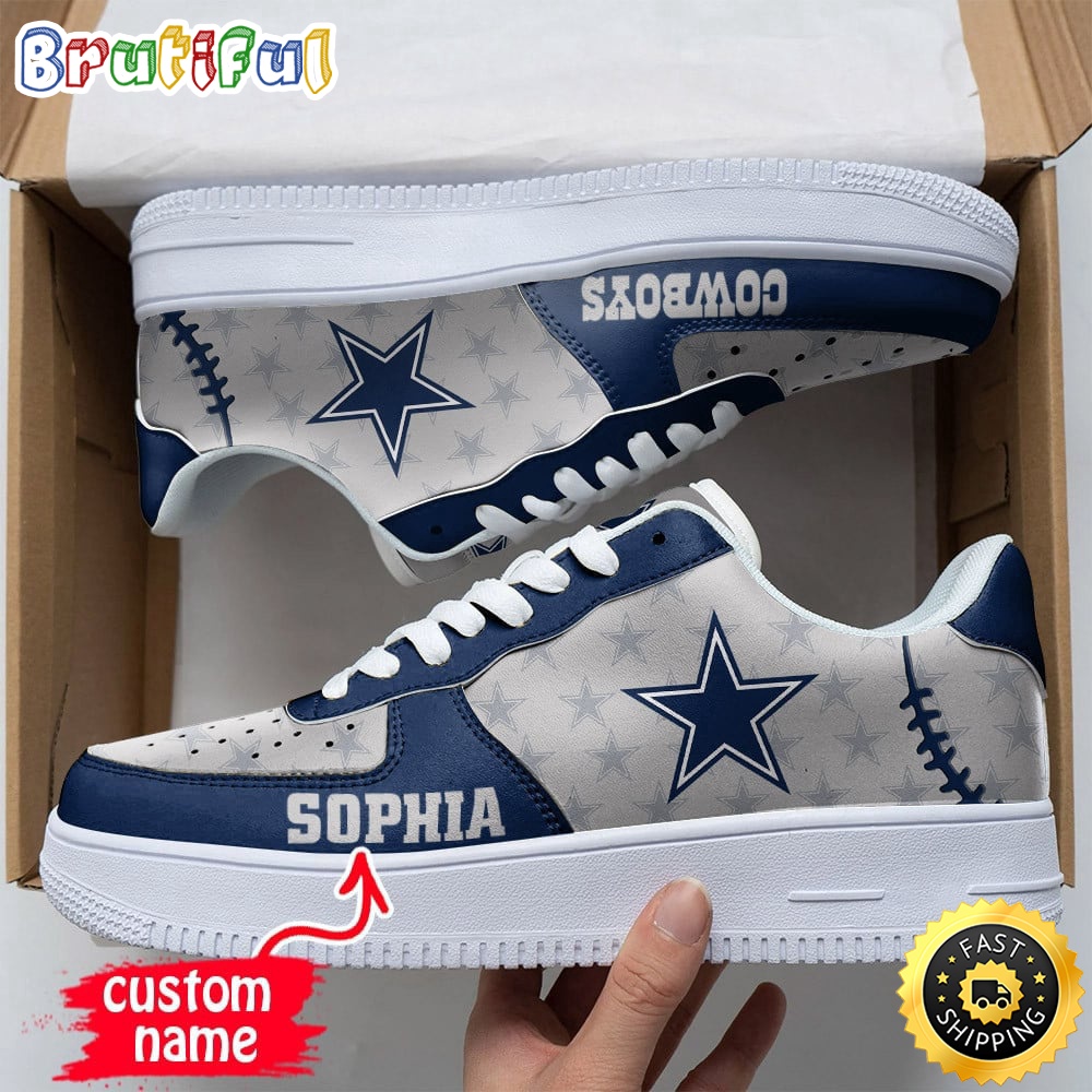 Custom NFL Dallas Cowboys Air Force 1 Shoes Fashionable Air Force 1 1