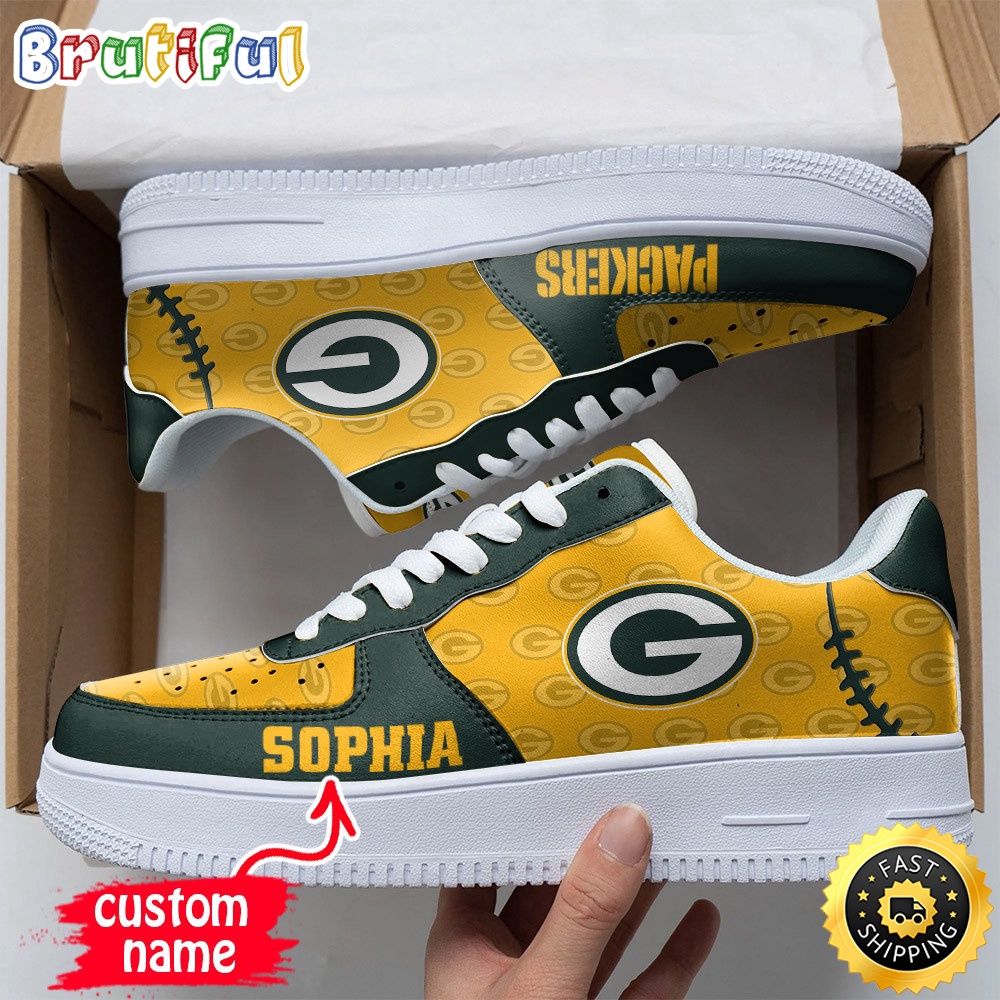 Custom NFL Green Bay Packers Air Force 1 Shoes Fashionable Air Force 1 1