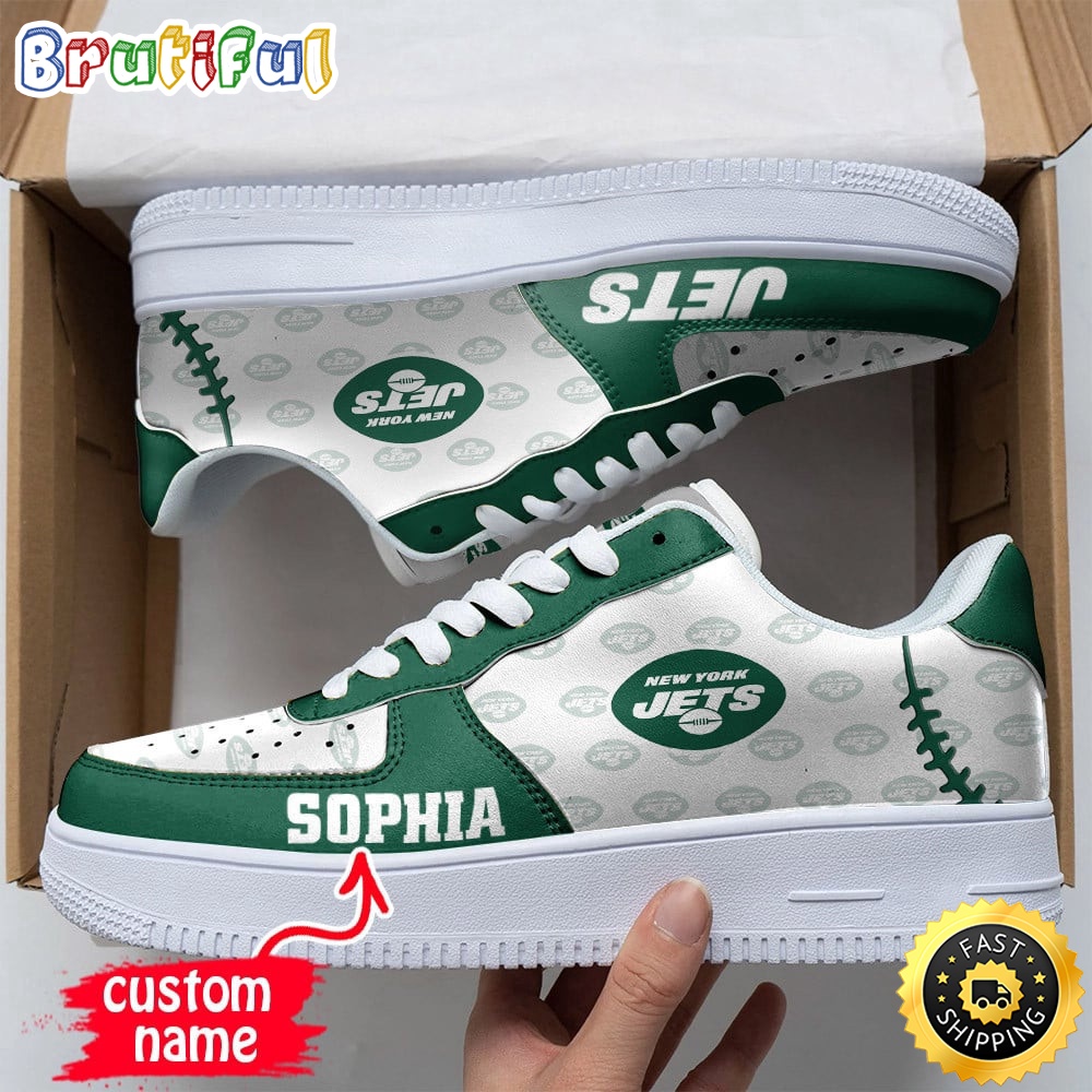 Custom NFL New York Jets Air Force 1 Shoes Fashionable Air Force 1 1