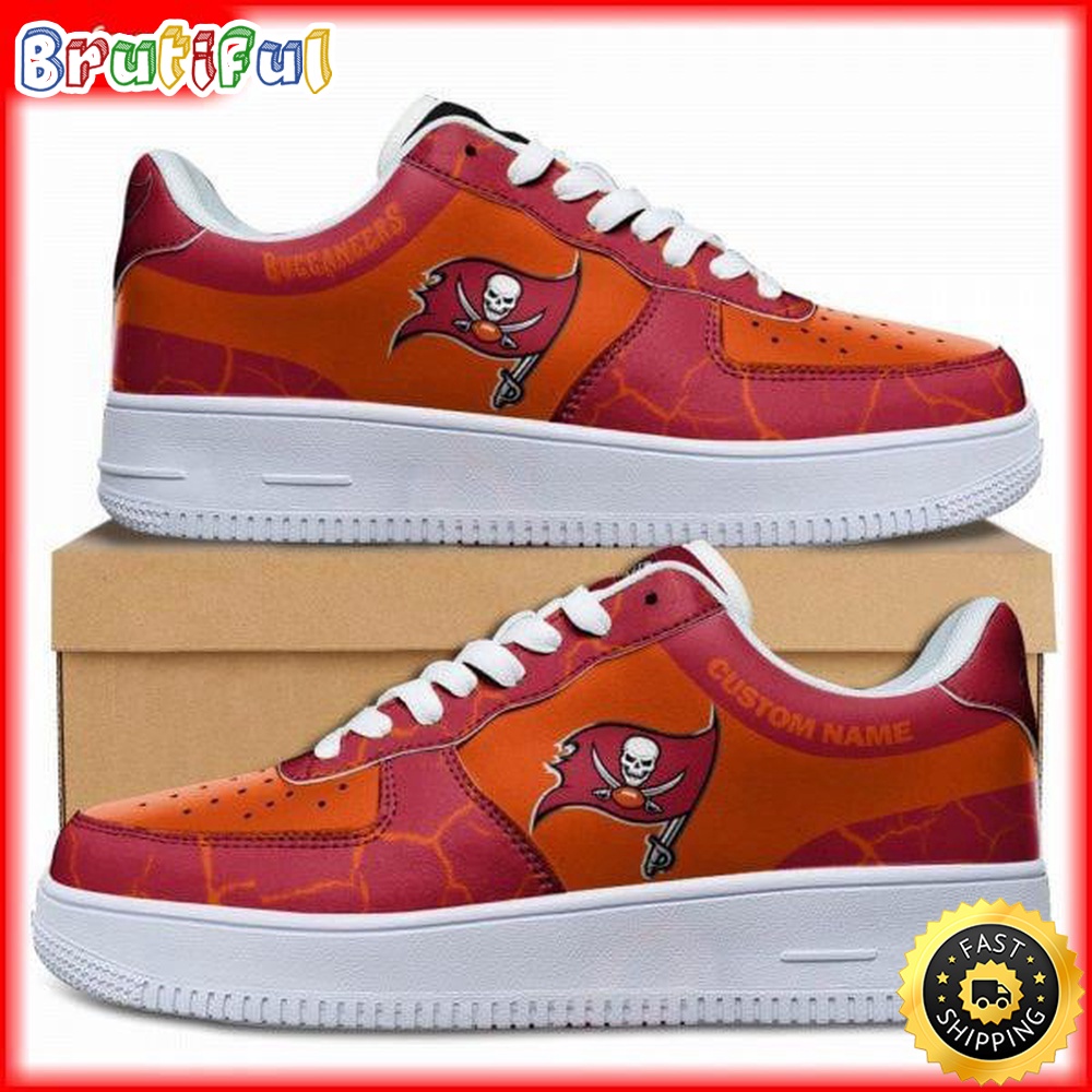 Custom NFL Tampa Bay Buccaneers Air Force 1 Shoes Sneaker Football Shoes For Fans 1