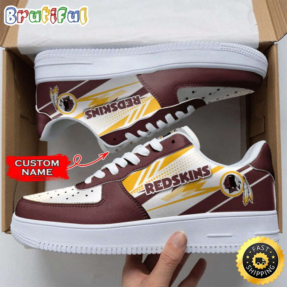 Custom NFL Washington Commanders Air Force 1 Shoes Sports Sneaker For Fans 1