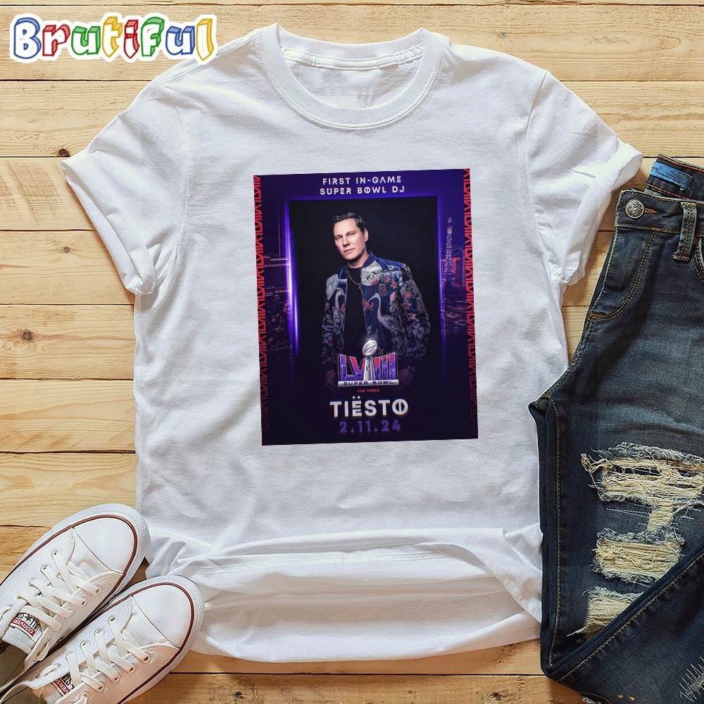 DJ Tiesto Super Bowl LVIII 2024 Las Vegas T Shirt