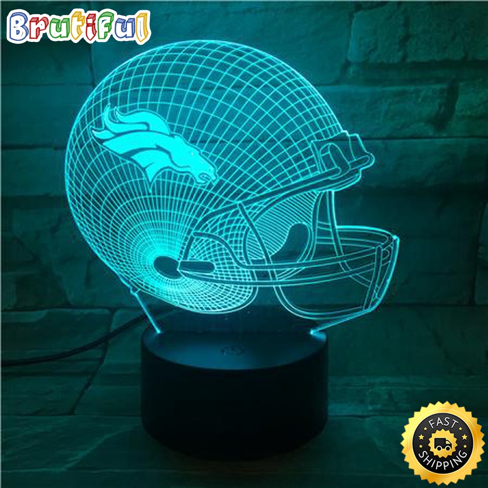 Denver Broncos Night Light 3D Illusion LED Lamp 1