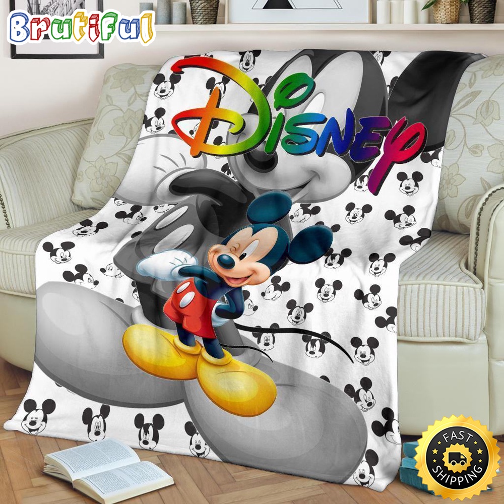 Minnie Mouse Blanket Cute Mickey Fleece Blanket For Bedding Decor