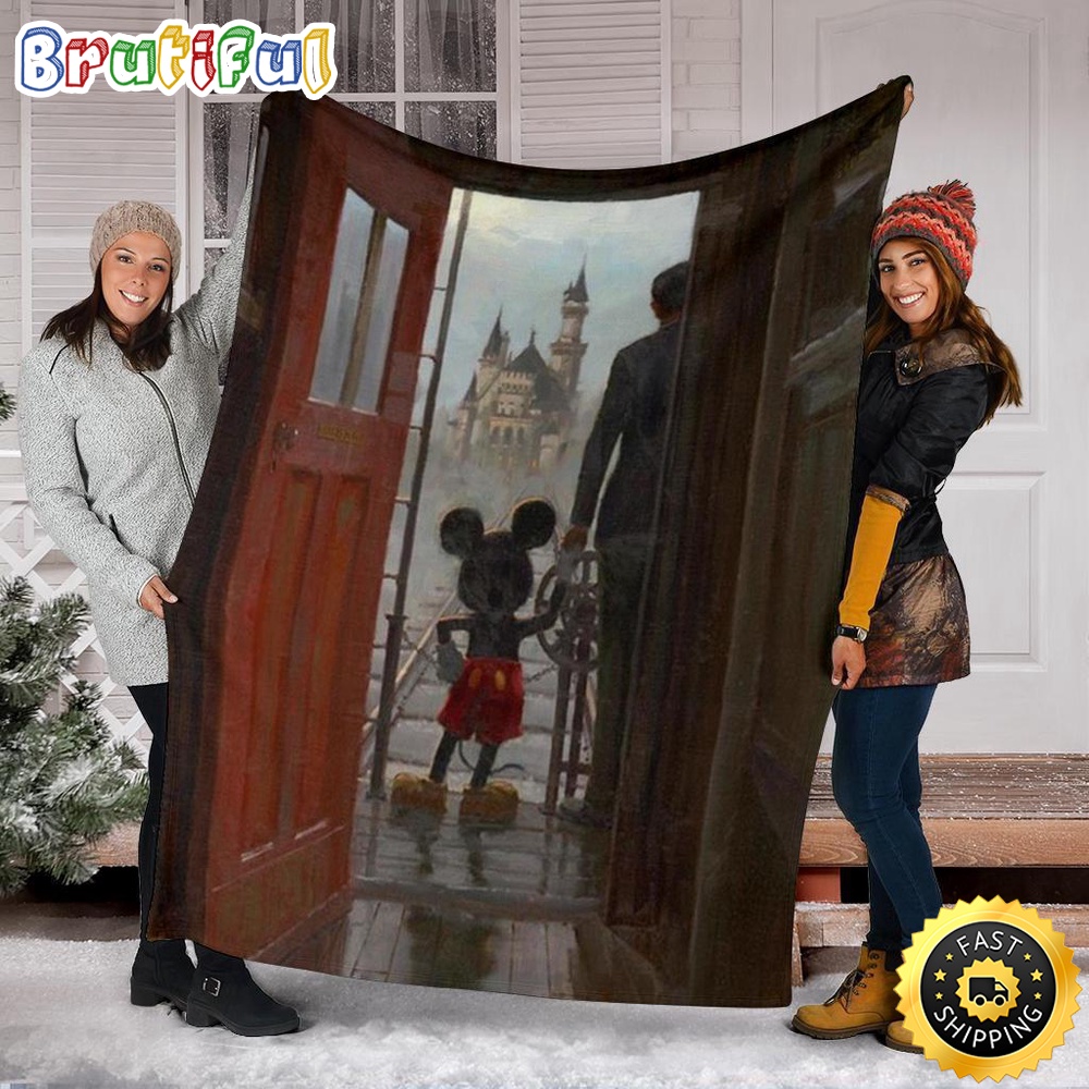 Minnie Mouse Blanket Mickey And DN Land Fleece Blanket Funny For Fan