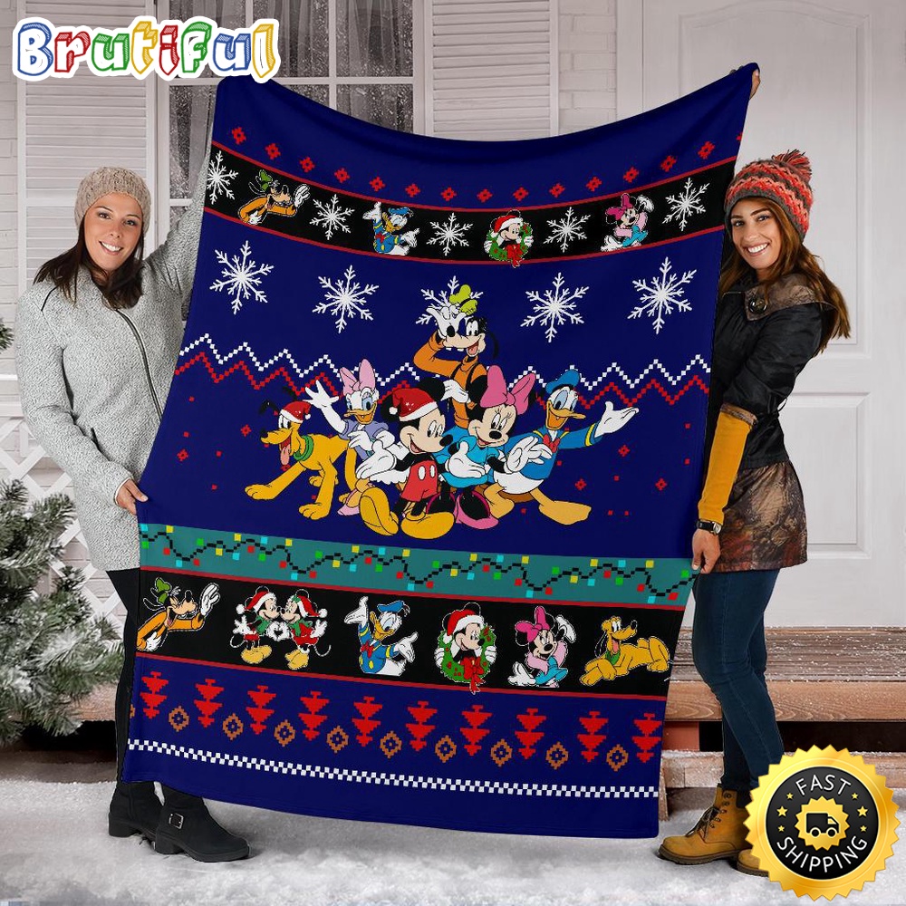 Minnie Mouse Blanket Mickey Christmas Blanket Amazing Gift Idea