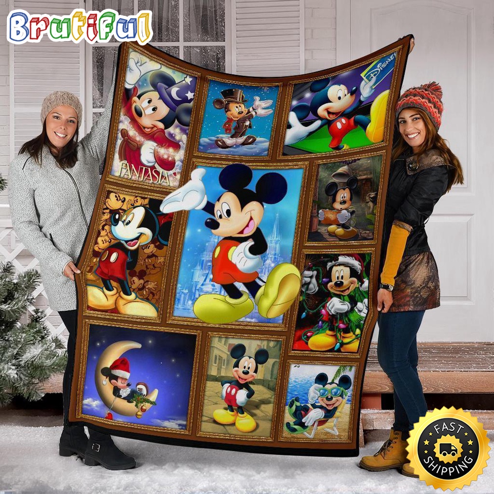 Minnie Mouse Blanket Mickey Plush Blanket Carton Blanket Bedding Decor Idea