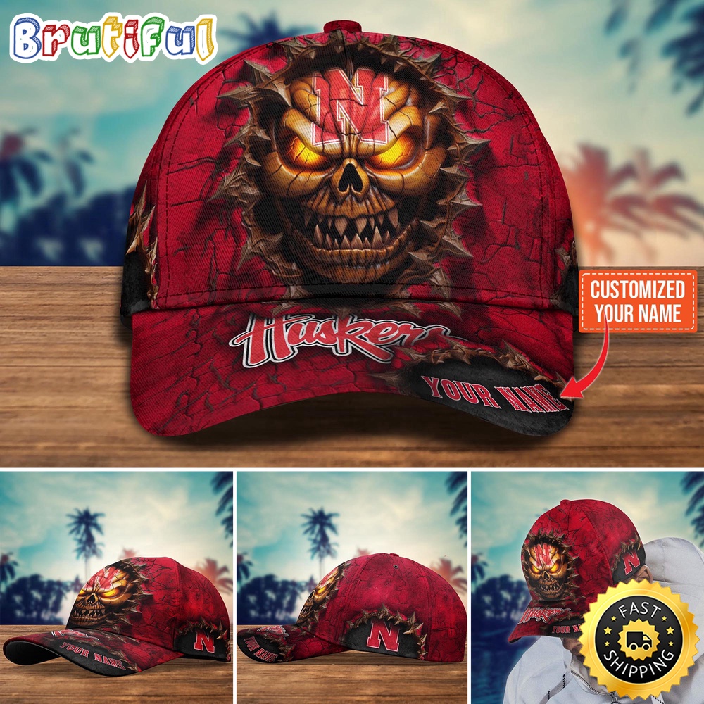 NCAA Nebraska Cornhuskers Baseball Cap Halloween Custom Cap For This Season