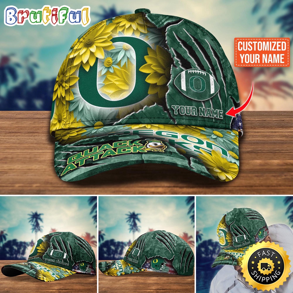 NCAA Oregon Ducks Baseball Cap Custom Hat For Fans New Arrivals