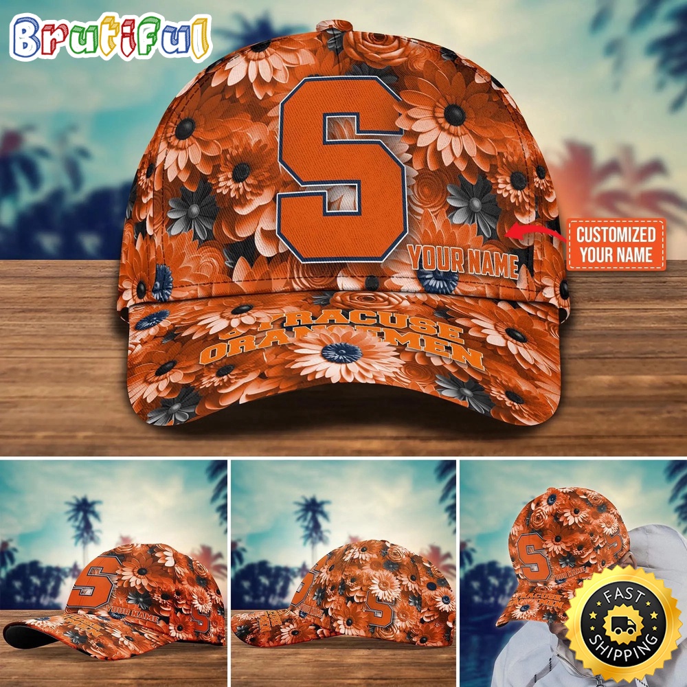 NCAA Syracuse Orange Baseball Cap Customized Cap Hot Trending NCAA Syracuse Orange Baseball Cap Customized Cap Hot Trending