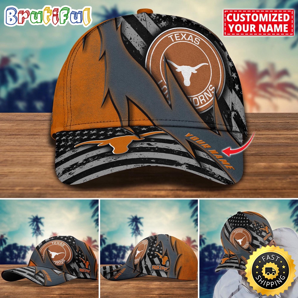 NCAA Texas Longhorns Baseball Cap Custom Cap For Sport Fans