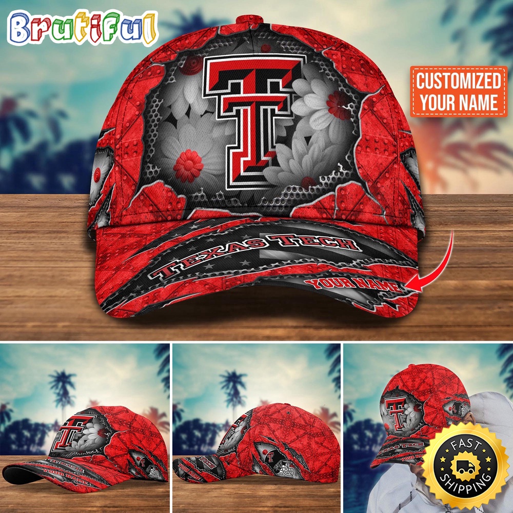 NCAA Texas Tech Red Raiders Baseball Cap Custom Cap Trending NCAA Texas Tech Red Raiders Baseball Cap Custom Cap Trending