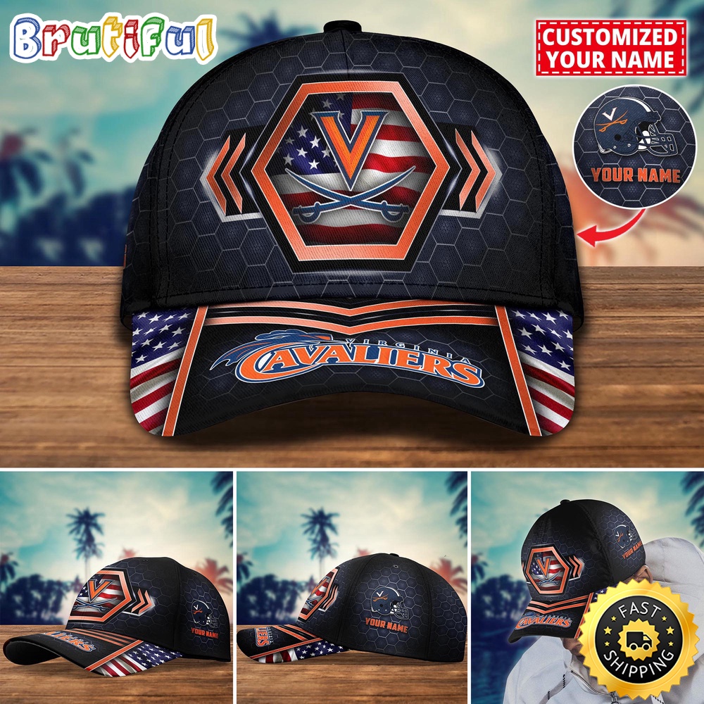 NCAA Virginia Cavaliers Baseball Cap Best Trending Custom Name Cap NCAA Virginia Cavaliers Baseball Cap Best Trending Custom Name Cap