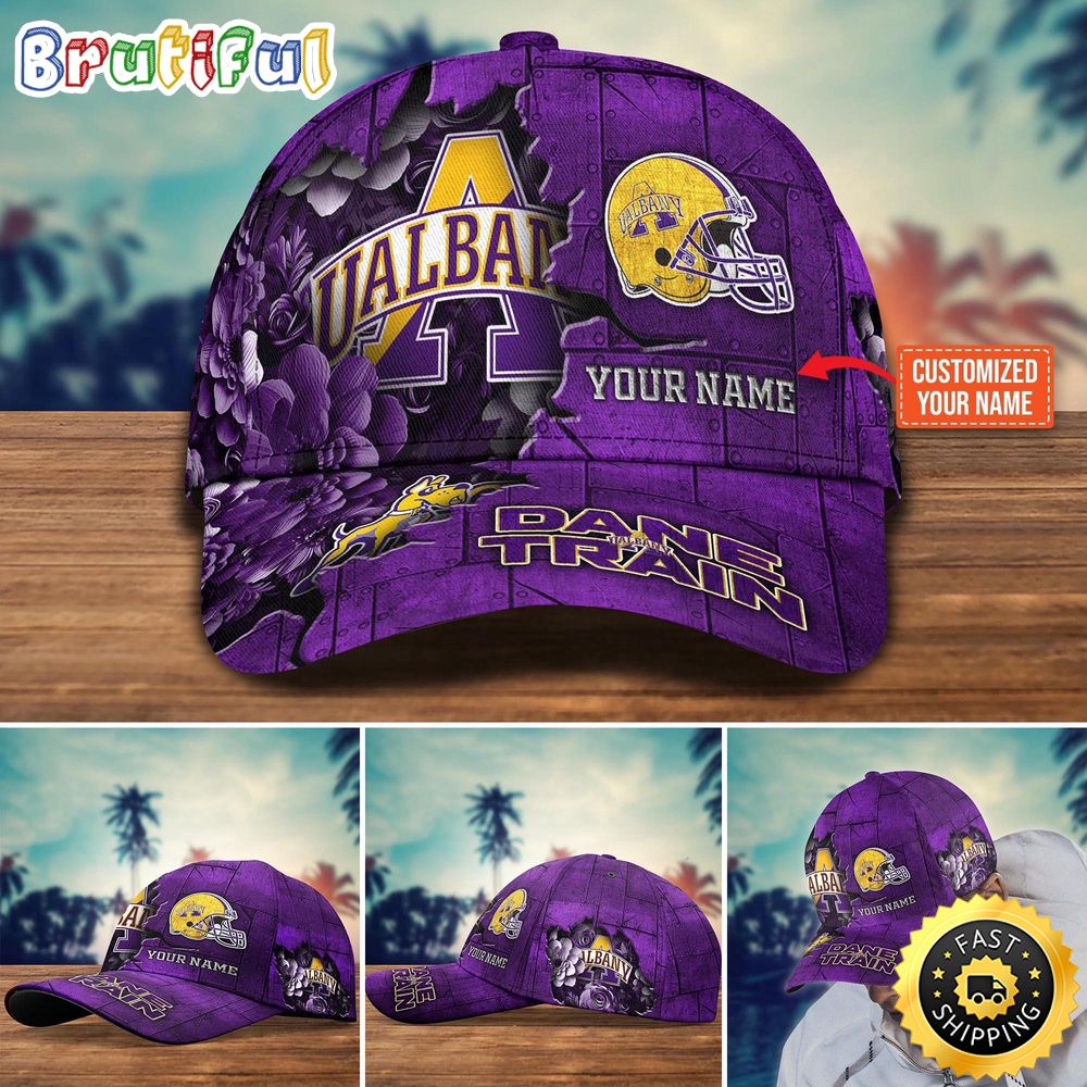 NCAA Albany Great Danes Baseball Cap Custom Hat For Fans fzkuzw.jpg