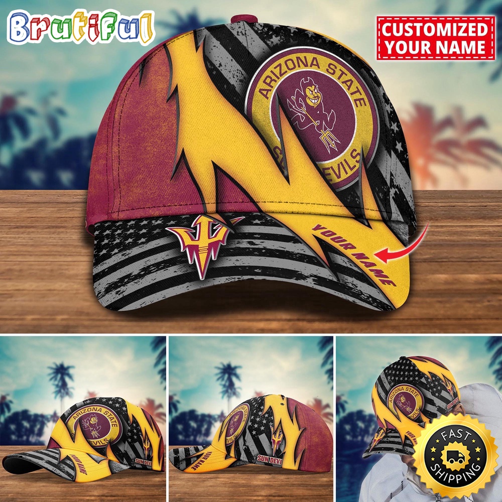 NCAA Arizona State Sun Devils Baseball Cap Custom Cap For Sport Fans yfb9ed.jpg