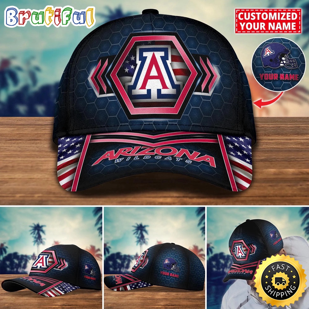 NCAA Arizona Wildcats Baseball Cap Best Trending Custom Name Cap asj3sx.jpg
