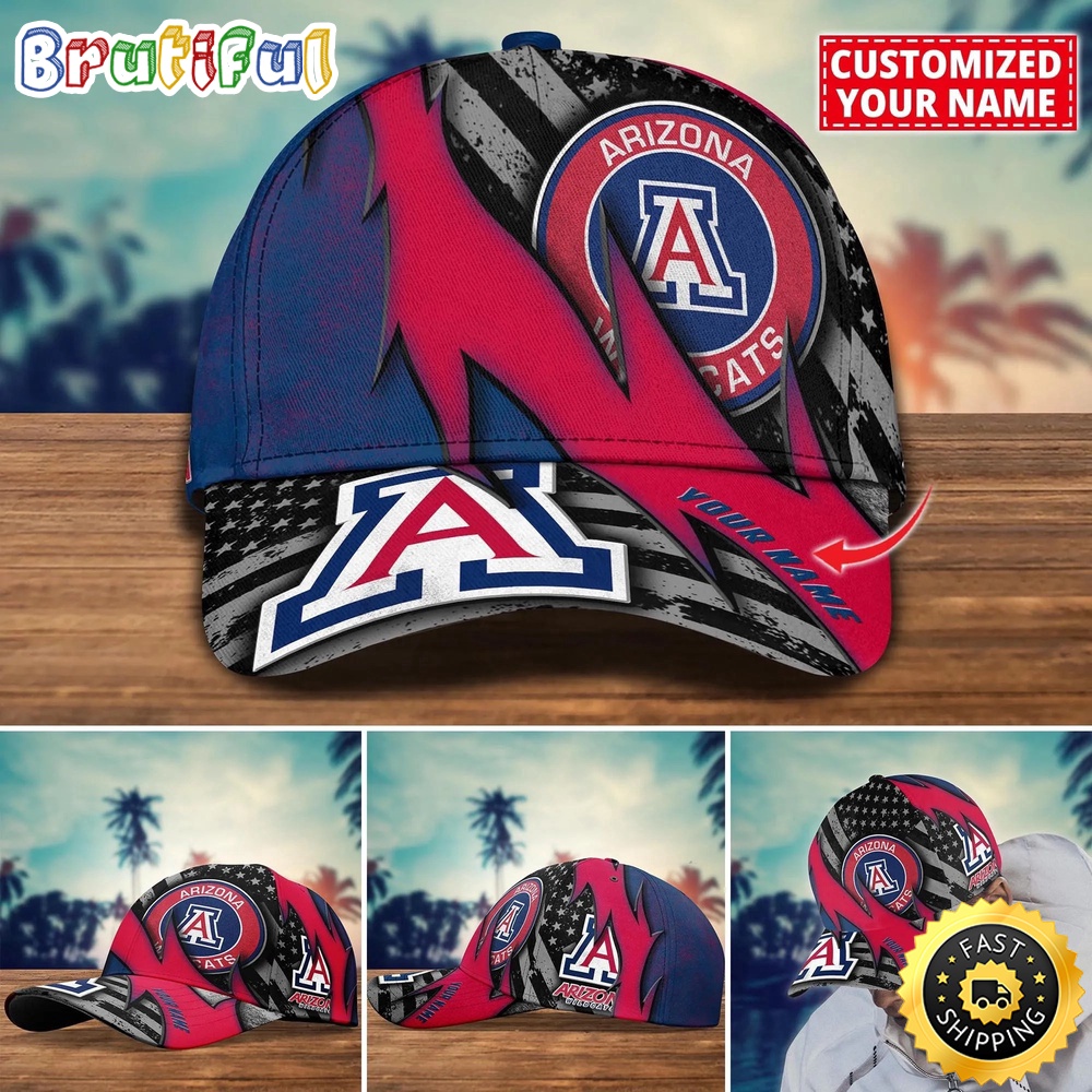 NCAA Arizona Wildcats Baseball Cap Custom Cap For Sport Fans uh0baw.jpg