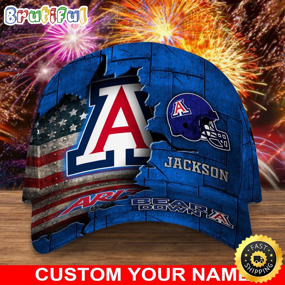 NCAA Arizona Wildcats Baseball Cap Custom Cap Go Sports Teams dn7wcv.jpg