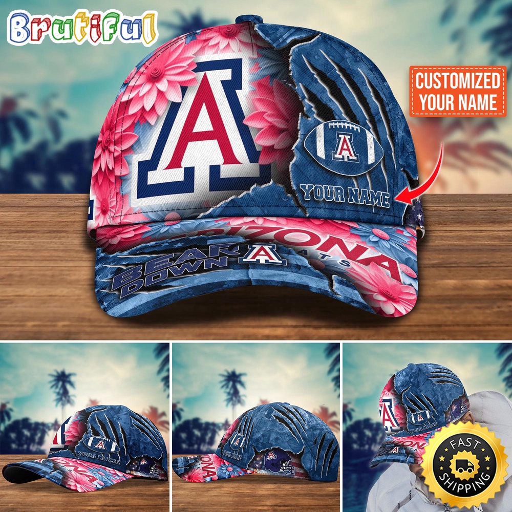 NCAA Arizona Wildcats Baseball Cap Custom Hat For Fans New Arrivals phqq3x.jpg