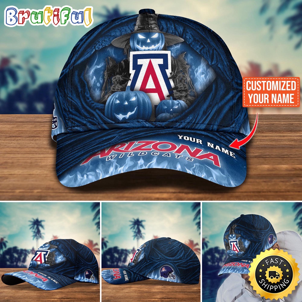 NCAA Arizona Wildcats Baseball Cap Halloween Custom Cap For Fans y6rwfm.jpg