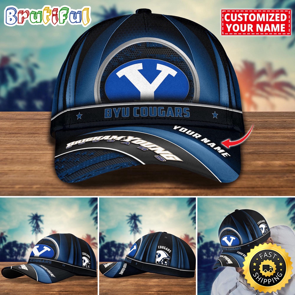 NCAA BYU Cougars Baseball Cap Custom Cap For Football Fans bbkajk.jpg