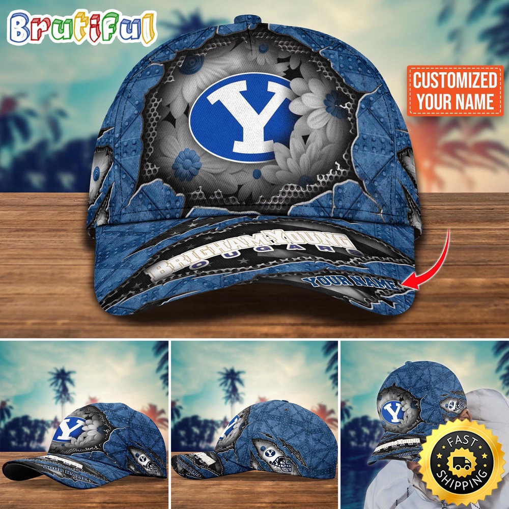 NCAA BYU Cougars Baseball Cap Custom Cap Trending avjxiy.jpg