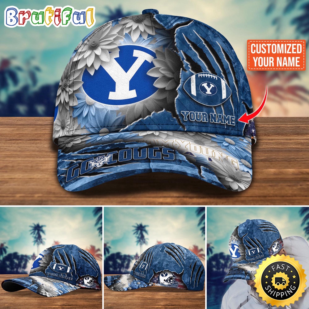 NCAA BYU Cougars Baseball Cap Custom Hat For Fans New Arrivals dmmvjh.jpg