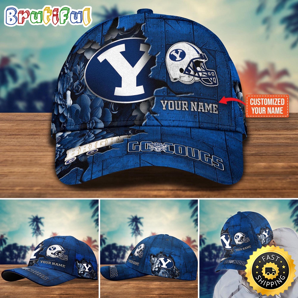 NCAA BYU Cougars Baseball Cap Custom Hat For Fans kk4uzt.jpg
