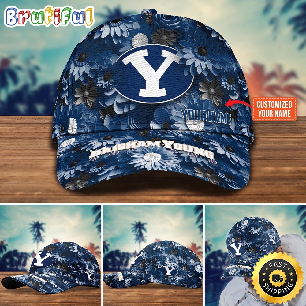 NCAA BYU Cougars Baseball Cap Customized Cap Hot Trending fbcxu1.jpg