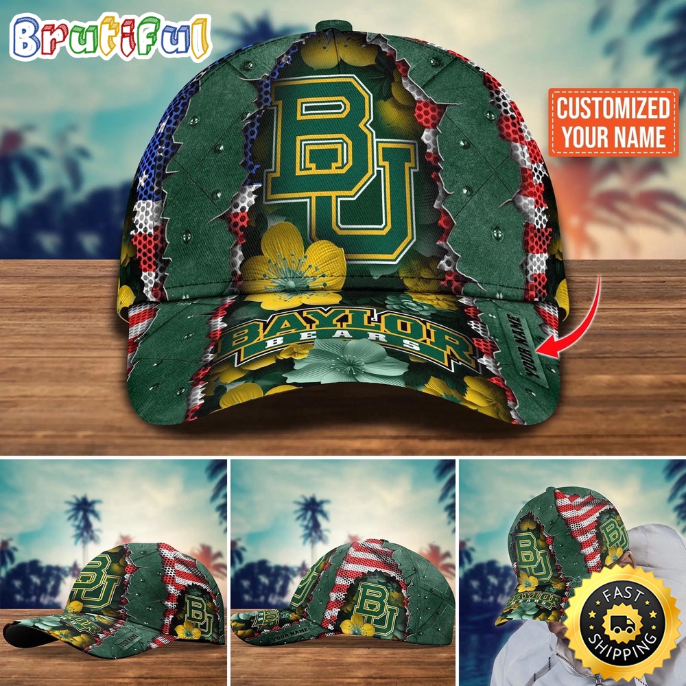 NCAA Baylor Bears Baseball Cap Custom Cap For Fans a44h6i.jpg