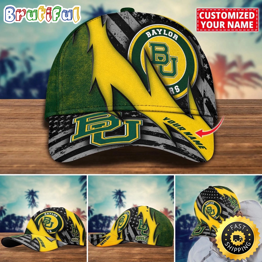 NCAA Baylor Bears Baseball Cap Custom Cap For Sport Fans q5yiz4.jpg