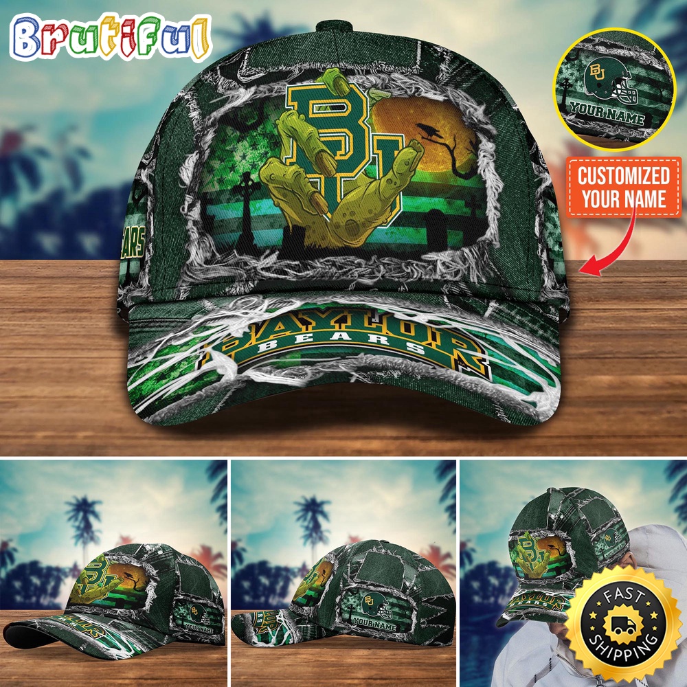 NCAA Baylor Bears Baseball Cap Halloween Custom Name Cap ragxsc.jpg