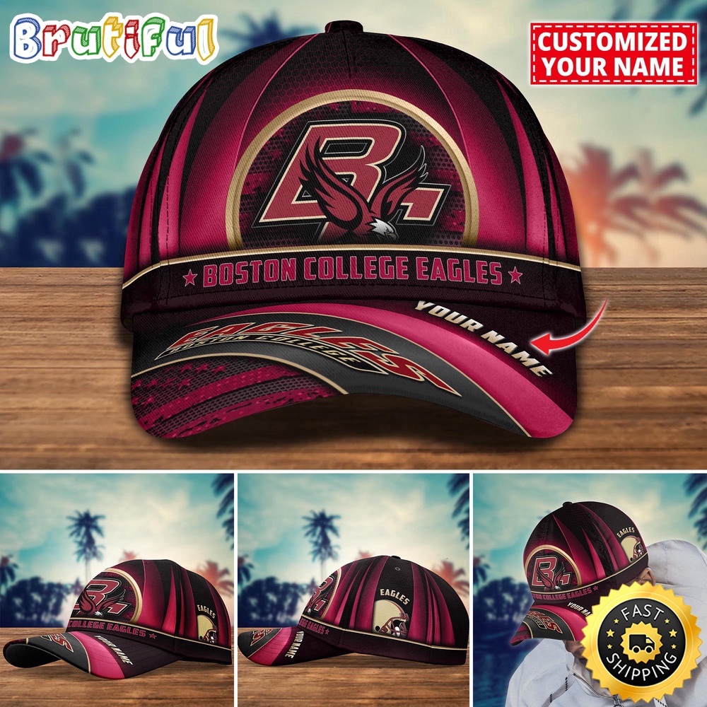 NCAA Boston College Eagles Baseball Cap Custom Cap For Football Fans dzk599.jpg