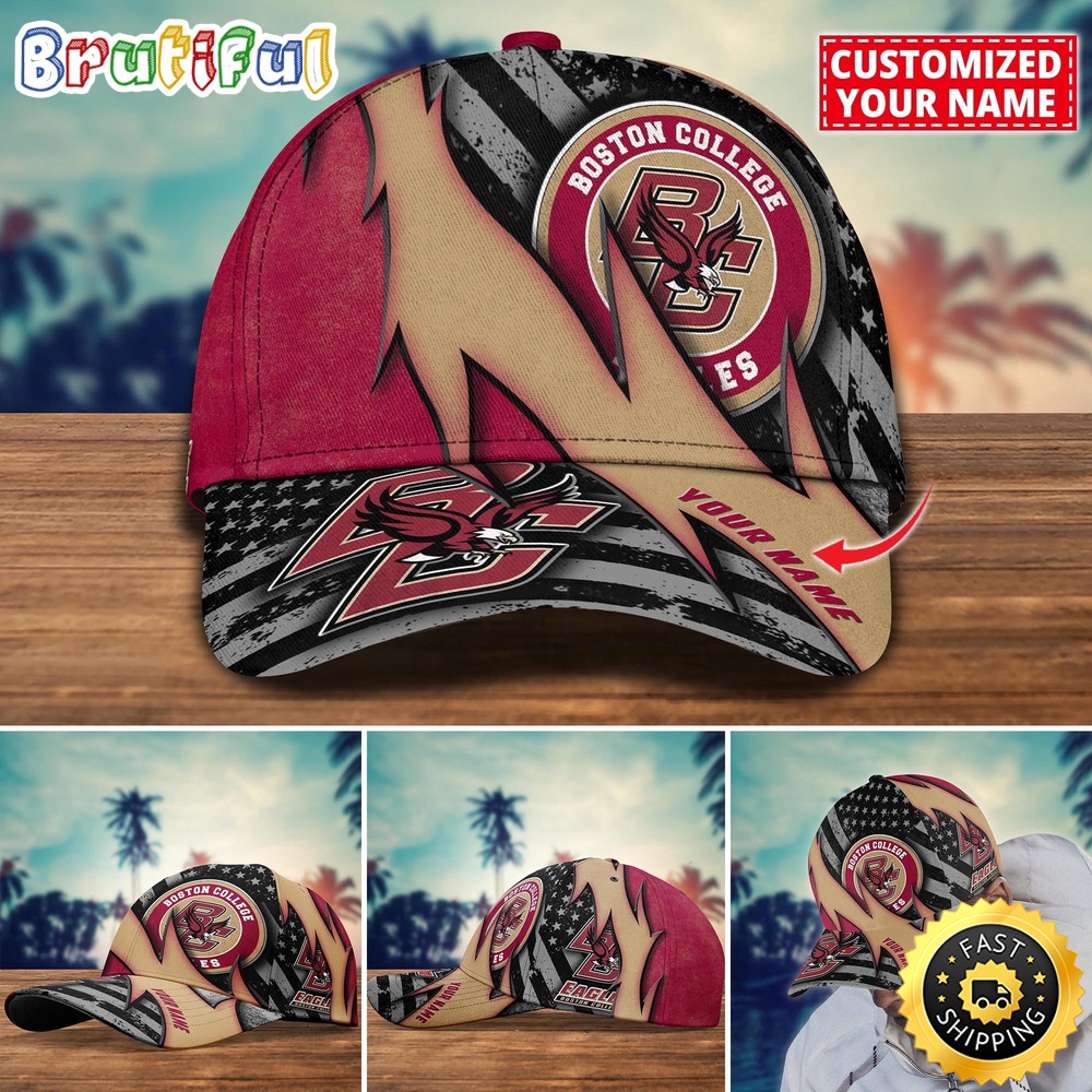 NCAA Boston College Eagles Baseball Cap Custom Cap For Sport Fans akma2a.jpg