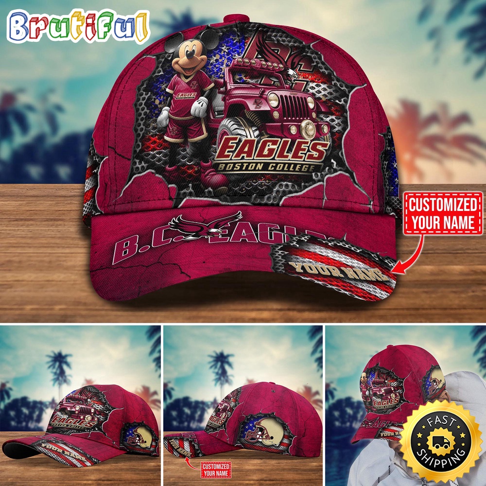 NCAA Boston College Eagles Baseball Cap Trending Customize Cap NCAA Boston College Eagles Baseball Cap Trending Customize Cap