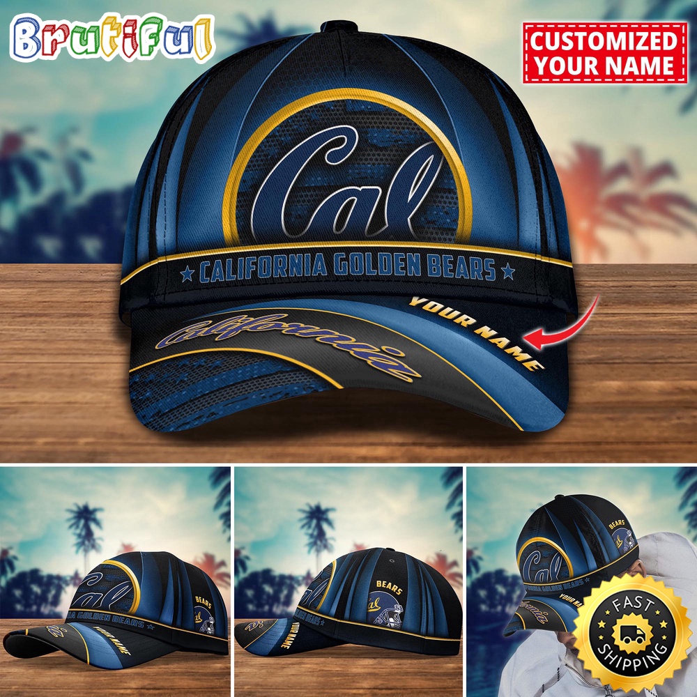 NCAA California Golden Bears Baseball Cap Custom Cap For Football Fans henutc.jpg