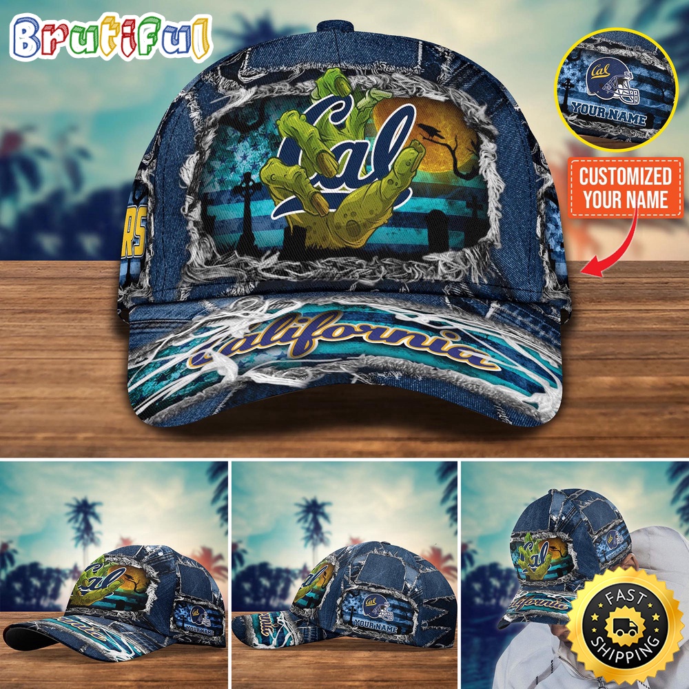 NCAA California Golden Bears Baseball Cap Halloween Custom Name Cap m7lcb5.jpg