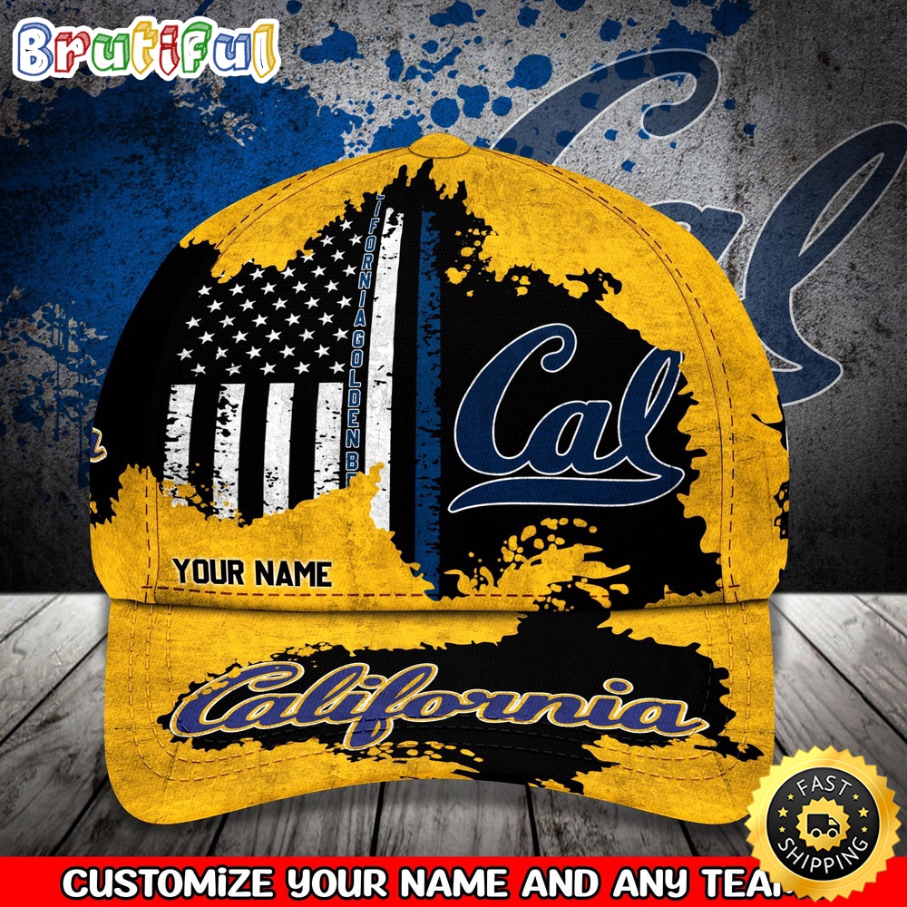 NCAA California Golden Bears Baseball Cap Your Name Custom Baseball Cap a9lmup.jpg