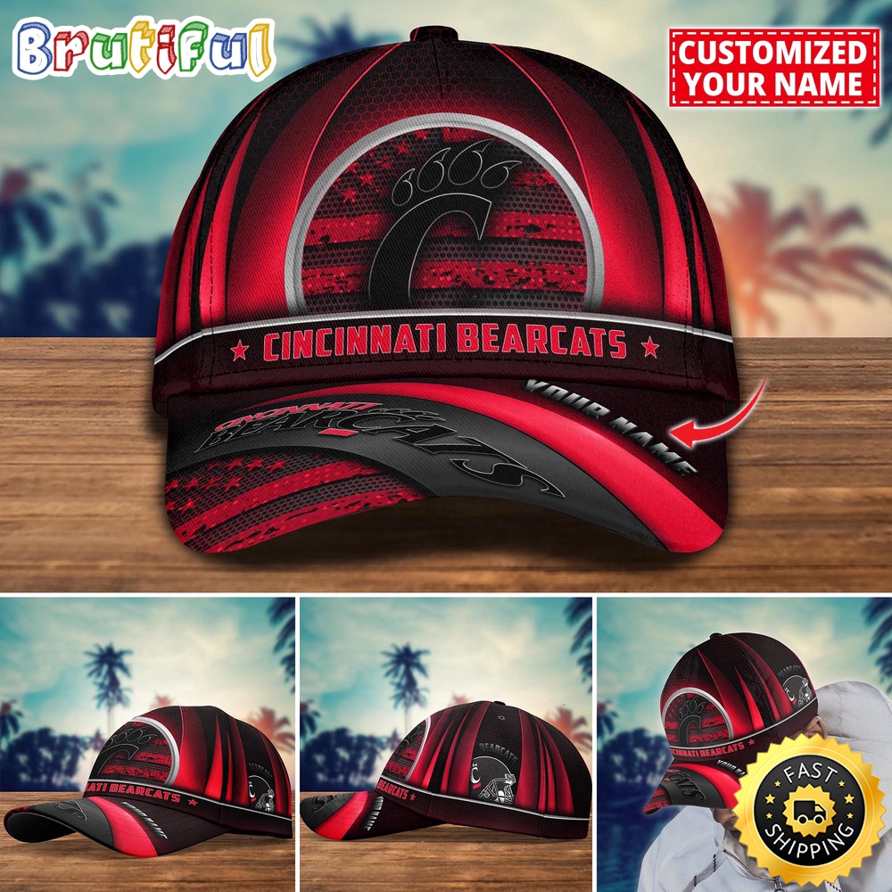 NCAA Cincinnati Bearcats Baseball Cap Custom Cap For Football Fans qcgr5x.jpg