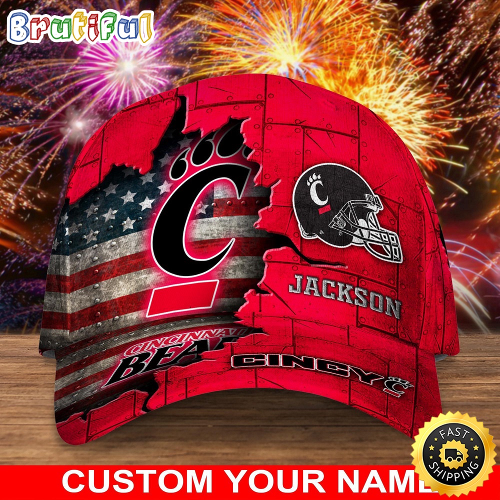 NCAA Cincinnati Bearcats Baseball Cap Custom Cap Go Sports Teams gzohio.jpg