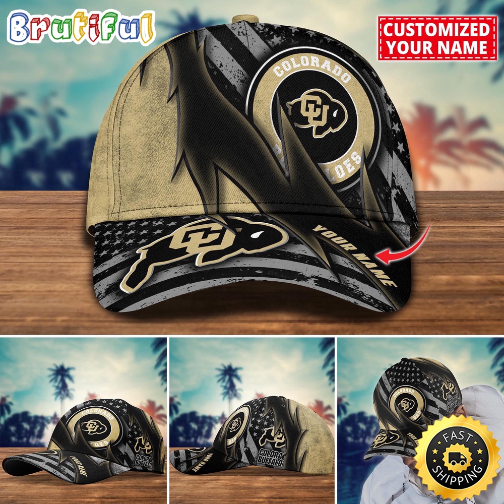 NCAA Colorado Buffaloes Baseball Cap Custom Cap For Sport Fans xszwwo.jpg
