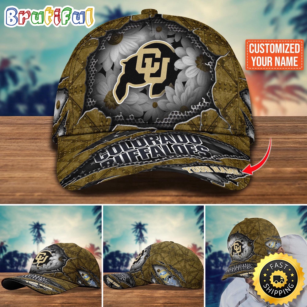 NCAA Colorado Buffaloes Baseball Cap Custom Cap Trending pyqzbe.jpg